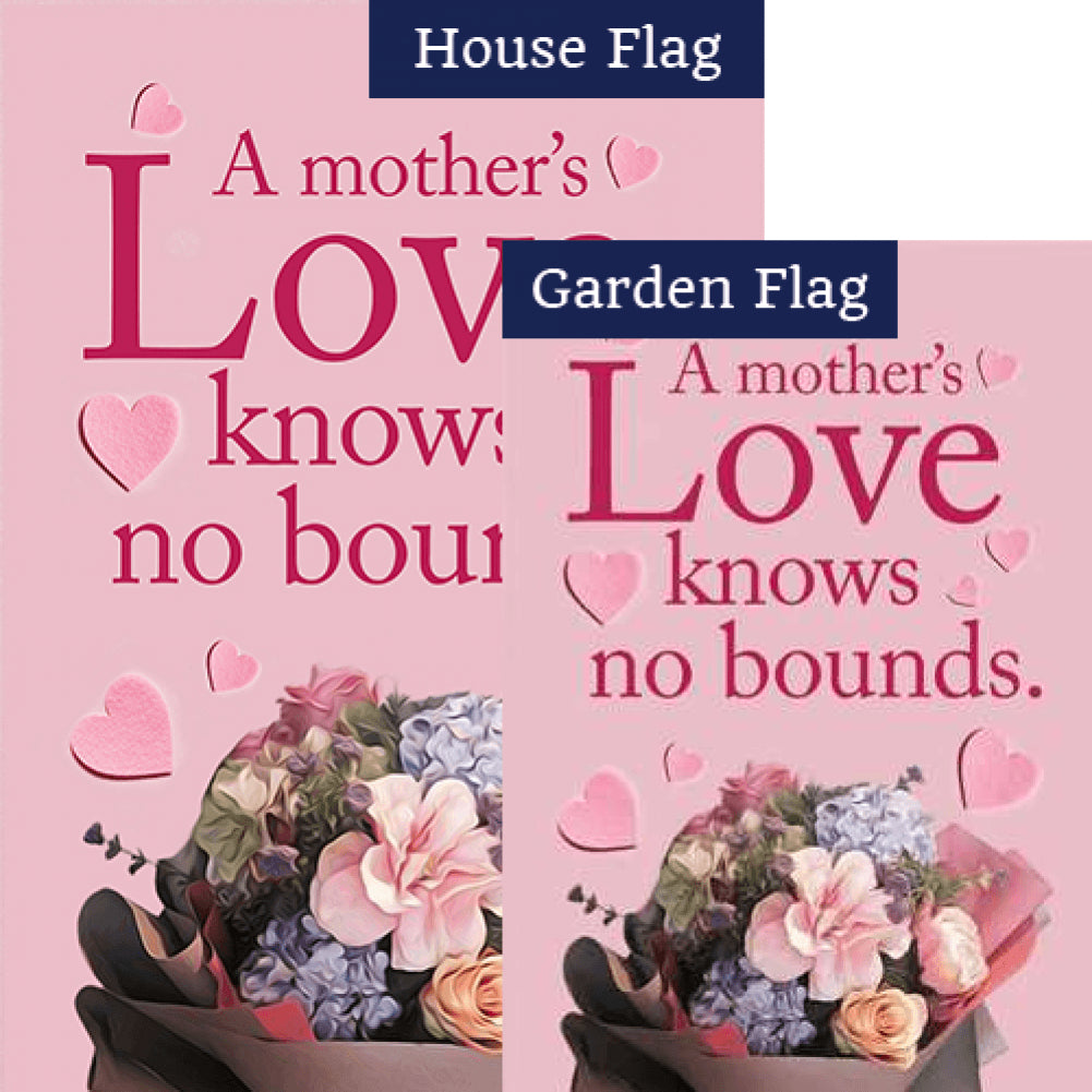 Mom Is Always There For You Double Sided Flags Set (2 Pieces)