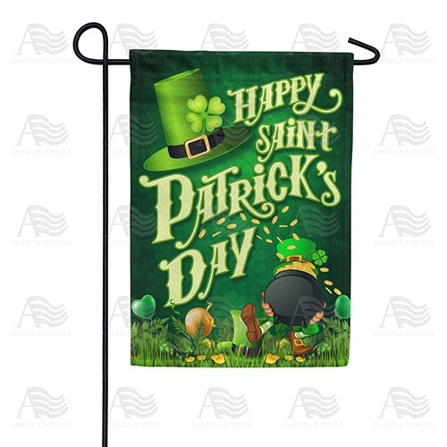 The Luck Of The Irish Double Sided Garden Flag