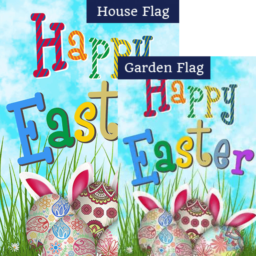 Paisley Eggs Double Sided Flags Set (2 Pieces)