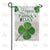 St. Patrick's Day Clover Double Sided Garden Flag