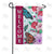 Stained Glass Butterflies Double Sided Garden Flag