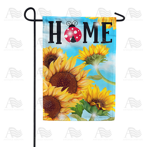 Sunny Day Sunflowers Double Sided Garden Flag