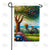 Blossoming Springtime Bicycle Double Sided Garden Flag