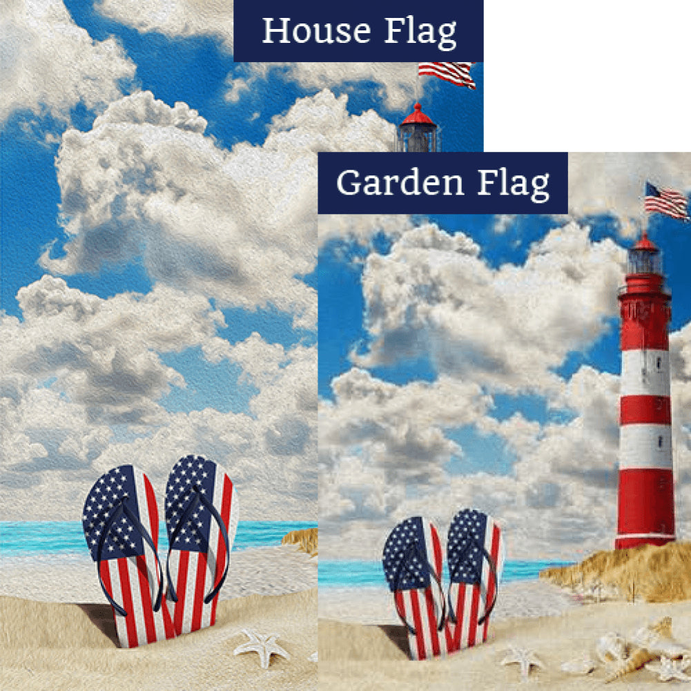 American Summer Flags Set (2 Pieces)