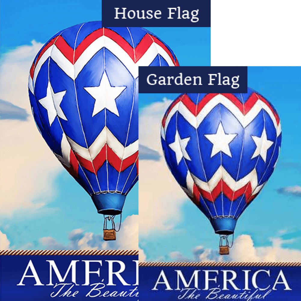 America the Beautiful Balloon Flags Set (2 Pieces)