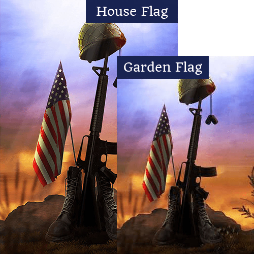 Lest We Forget Flags Set (2 Pieces)
