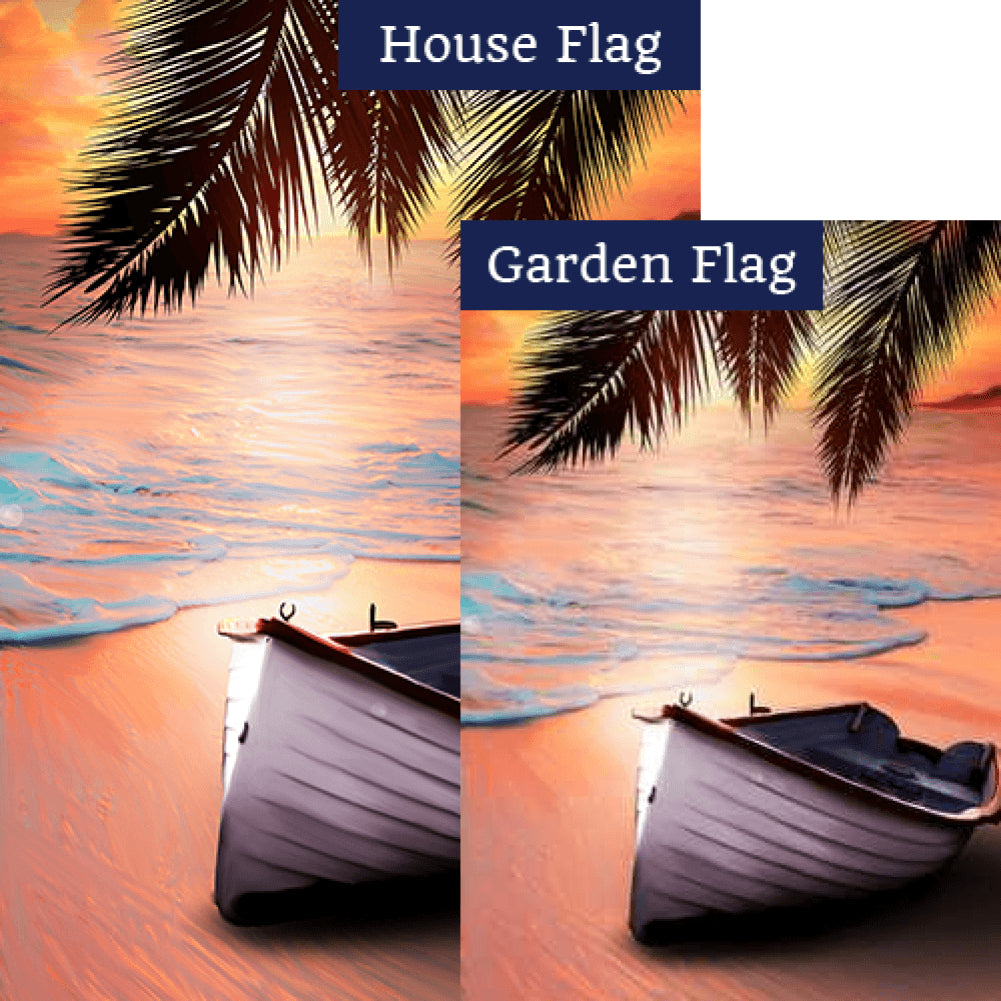 Tropical Destination Flags Set (2 Pieces)
