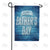 Father's Day Blue Wood Double Sided Garden Flag