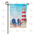 Barefoot At The Beach Double Sided Garden Flag