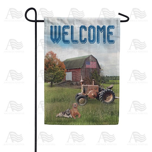 Welcome to The Country Double Sided Garden Flag
