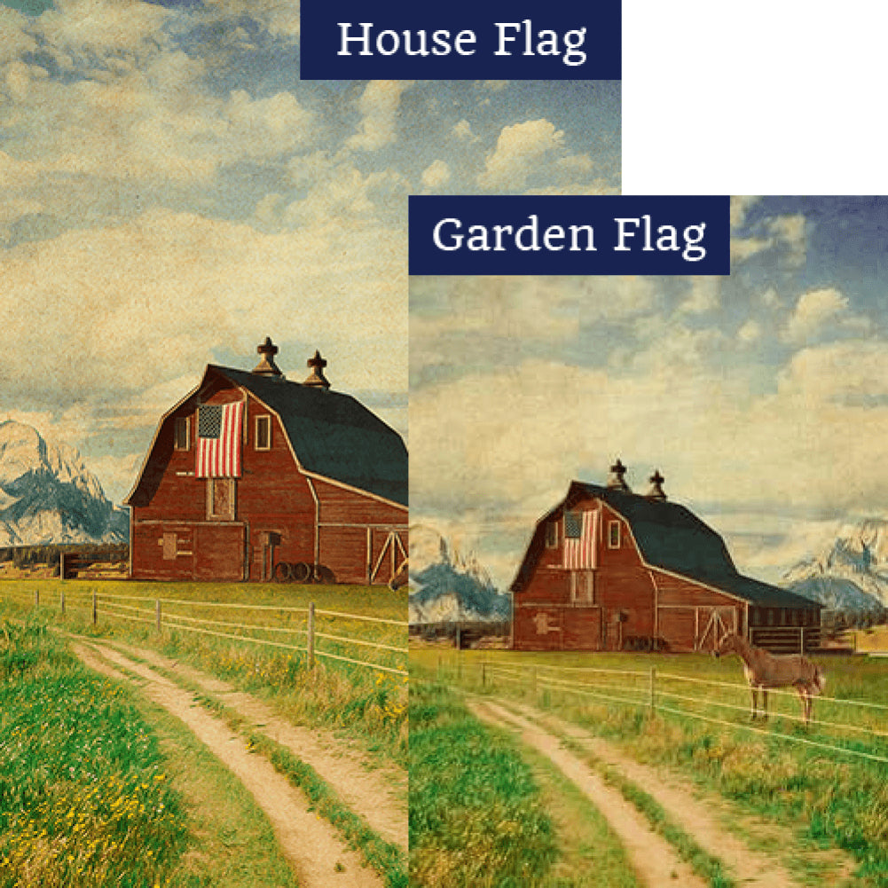 On Hay And Grain Watch Double Sided Flags Set (2 Pieces)