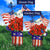 Uncle Sam's Flower Hat Flags Set (2 Pieces)