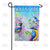 Blue Birds and Flowers Double Sided Garden Flag