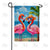 Flamingo Tourists Double Sided Garden Flag