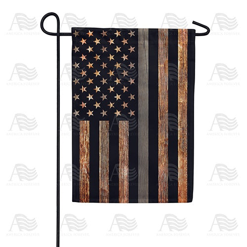 Thin Gray Line Double Sided Garden Flag