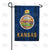 Kansas State Wood-Style Double Sided Garden Flag