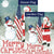 Merry Christmas USA Double Sided Flags Set (2 Pieces)