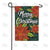 Snowy Poinsettias Double Sided Garden Flag