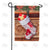 Stocking Hung On Mantle Double Sided Garden Flag