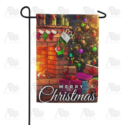 Twas The Night Before Christmas Double Sided Garden Flag