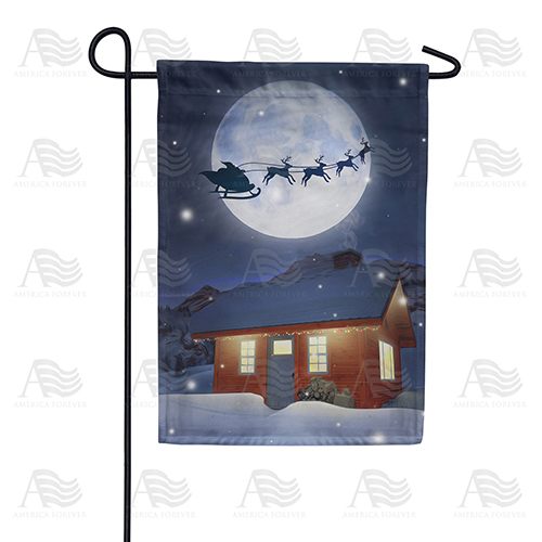 Happy Christmas To All, To All A Good Night! Double Sided Garden Flag