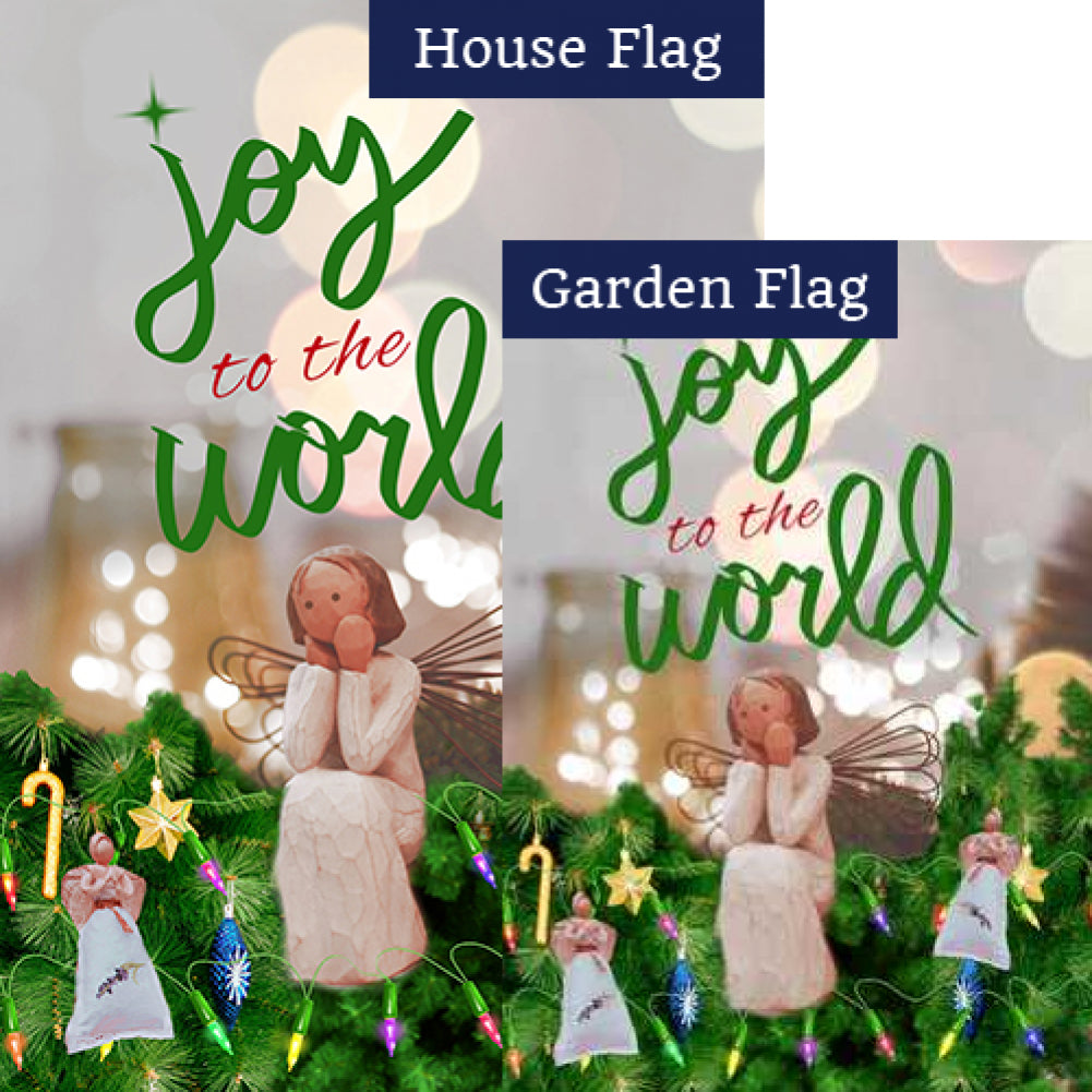 Joy to The World Flags Set (2 Pieces)