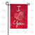 I Love You Double Sided Garden Flag
