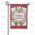 Home Is Where The Heart Is Wreath Double Sided Garden Flag