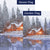 Winter At Lake House Double Sided Flags Set (2 Pieces)