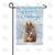 Winter Squirrel Double Sided Garden Flag