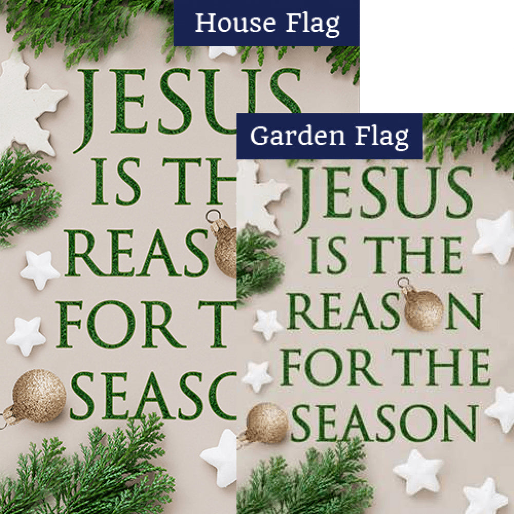 America Forever Jesus is the Reason Flags Set (2 Pieces)