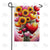 Sunflower Hearts Bouquet Double Sided Garden Flag
