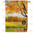 Fall Squirrel Playground Double Sided House Flag
