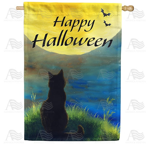 Moonlight Prowl Double Sided House Flag