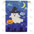 Trick Or Treat Ghost Double Sided House Flag
