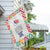Personalized Multi Color Chevron House Flag