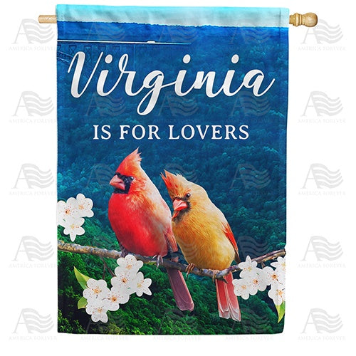 Virginia Is For Lovers Double Sided House Flag