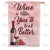 Relax With Wine Double Sided House Flag