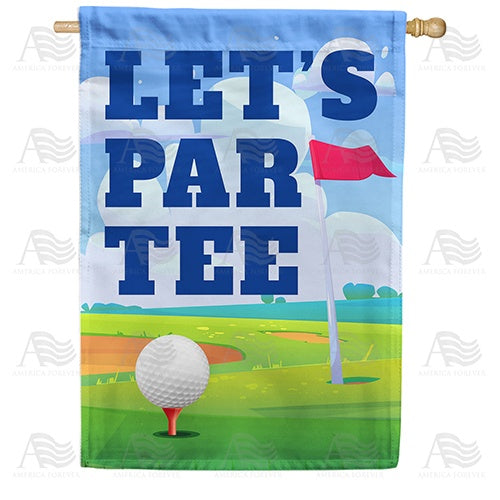 Golf Partee Double Sided House Flag