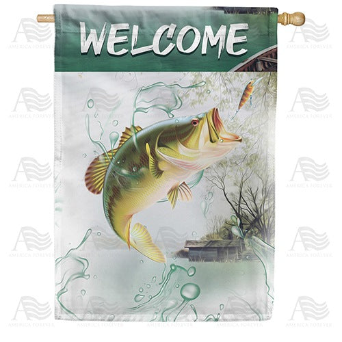 Fisherman's Home Double Sided House Flag
