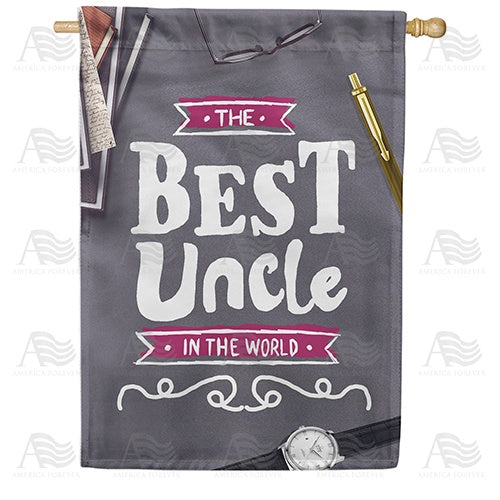 Best Uncle Double Sided House Flag