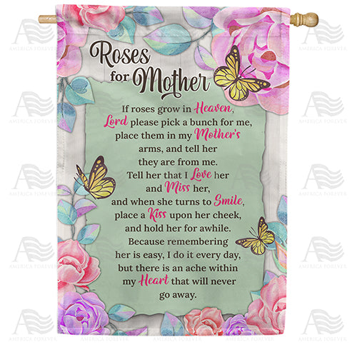 For Mother In Heaven Double Sided House Flag