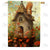 Squirrel Home Double Sided House Flag