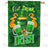 Eat, Drink And Be Irish Double Sided House Flag