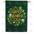 St. Patrick's Day Emblems Double Sided House Flag