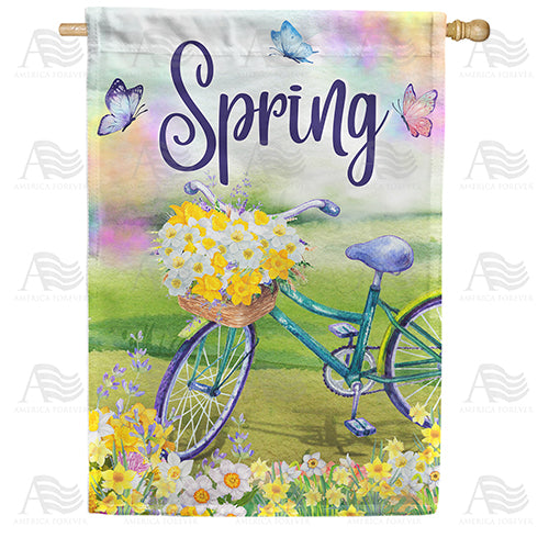 America Forever Spring Ride Double Sided House Flag