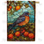 Bluebird Stained Glass Double Sided House Flag