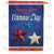 Honor Our Veterans Double Sided House Flag