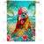 Carribean Chicken Double Sided House Flag