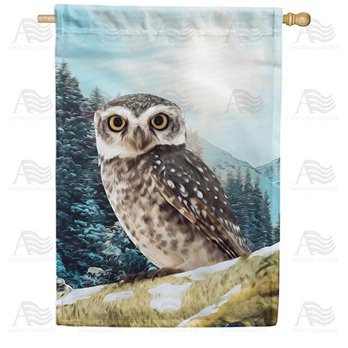 Winter Morning Double Sided House Flag